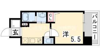 スプランディッド元町山手の間取り画像