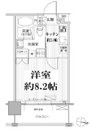 コスモグランス南品川の間取り画像