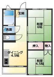 コーポオノの間取り画像