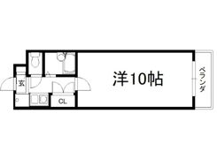 ピラーズ御所西の間取り画像