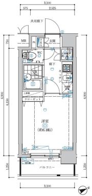 ラ・シード立川セレンシアの間取り画像