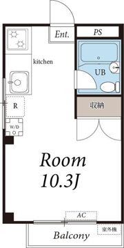 パークサイドパレスの間取り画像