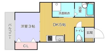 ニューライフ赤坂の間取り画像