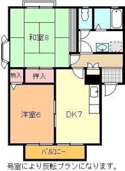 メナージュの間取り画像