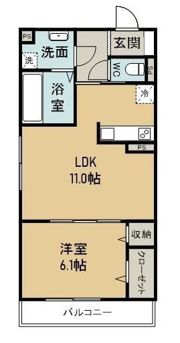 グランデ倉敷駅前の間取り画像