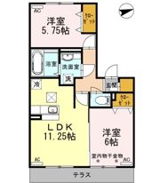 リルシアの間取り画像