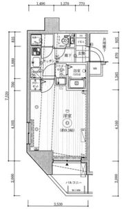 ライフガーデン西日暮里の間取り画像