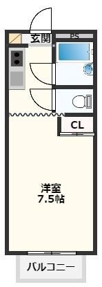 パールメゾン宮川の間取り画像