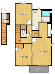 シャーメゾン朽網 C棟の間取り画像