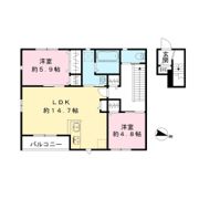 ポプリ中山（子育て支援型共同住宅）の間取り画像