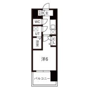 レジュールアッシュOSAKAGATEWAYの間取り画像