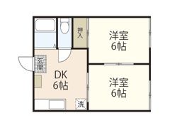 カーサ新屋敷Bの間取り画像