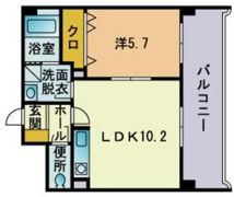 Rマンション駅南の間取り画像