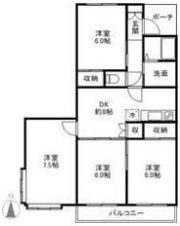 ハイブリッジⅠの間取り画像