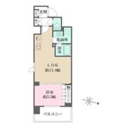 プライムアーバン菊川の間取り画像
