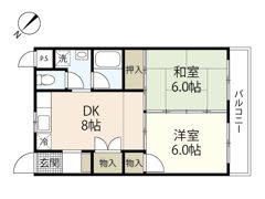 秋山ビルの間取り画像