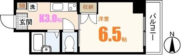 エスポワールムラタの間取り画像