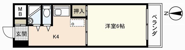 アルカサール大芝の間取り画像