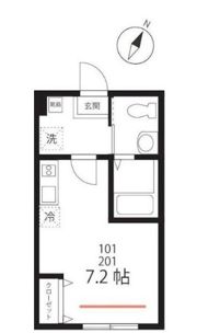 QUIET CRAB HOUSE 三ツ沢上町の間取り画像