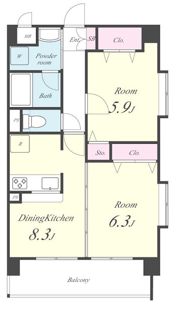 エレガン・レーヴの間取り画像