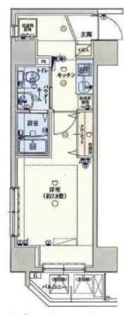 バージュアル西日暮里の間取り画像