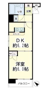 ナイスアーバン横濱駅東館の間取り画像