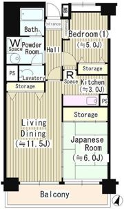 クリケットヒル富ヶ谷の間取り画像