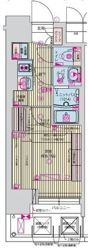 プレサンス九条グランデリーヴの間取り画像