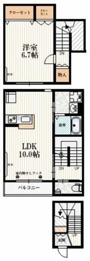 天野アパートメントの間取り画像