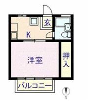 第1ブルーハイツの間取り画像