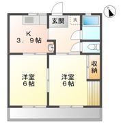 コーポ阪野の間取り画像