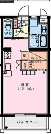 サンライズ富高 東の間取り画像