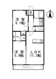 ドミールイノウエの間取り画像