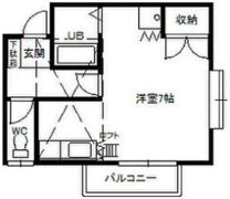 代栄パレスNo.12の間取り画像