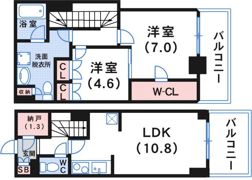 とけいや館 北野坂の間取り画像