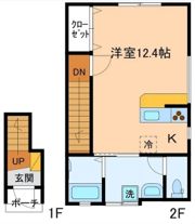 リベージュ A棟の間取り画像