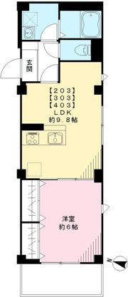 セレンディピティの間取り画像