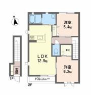 モダンヴィレッジ B棟の間取り画像