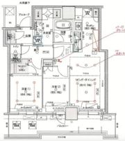 シエリアタワー大阪堀江の間取り画像