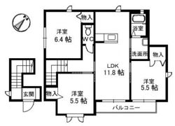 ミラベルUの間取り画像