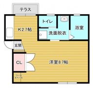 吉村ハイツの間取り画像