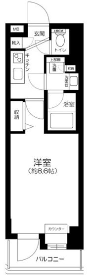 ガーラ・ヒルズ赤坂の間取り画像