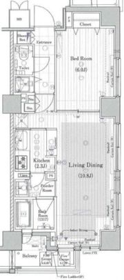 レックス勝どきプレミアレジデンスの間取り画像