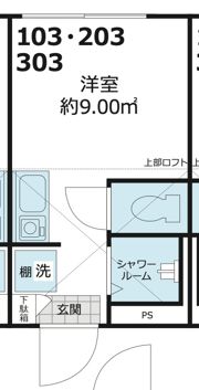 Shanti Casa四谷若葉の間取り画像