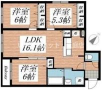 PERFECT PARTNER RESIDENCE A棟の間取り画像