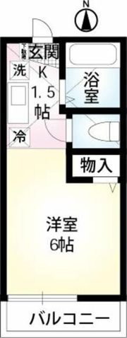 クレセール衣笠の間取り画像