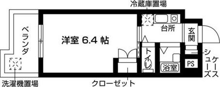 パティオ101の間取り画像