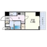 ララプレイス京町堀プロムナードの間取り画像