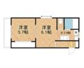フローリッシュ神田Iの間取り画像
