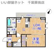 D-ROOM君塚ⅠBの間取り画像